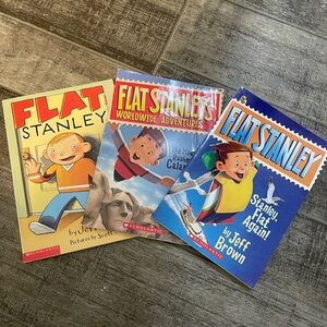 Scholastic Flat Stanley Adventure Book Trio